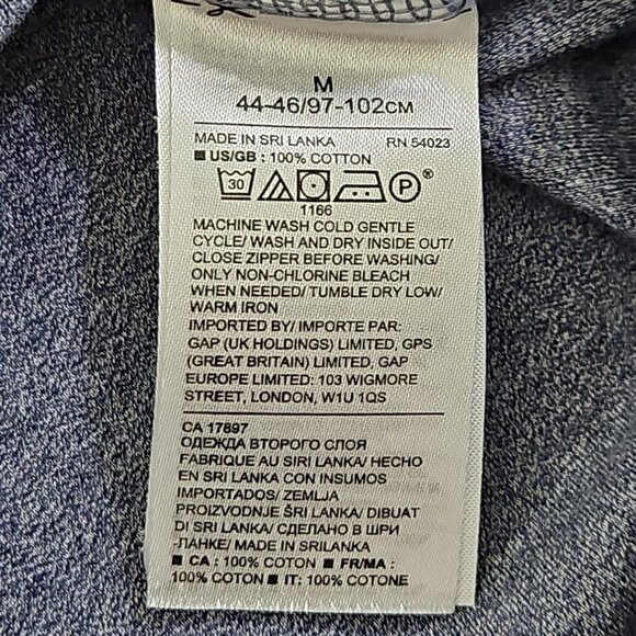 Banana Republic Men's Luxury Touch Long Sleeve Polo Sz M Silver Gray RT $90 EUC - Picture 6 of 15